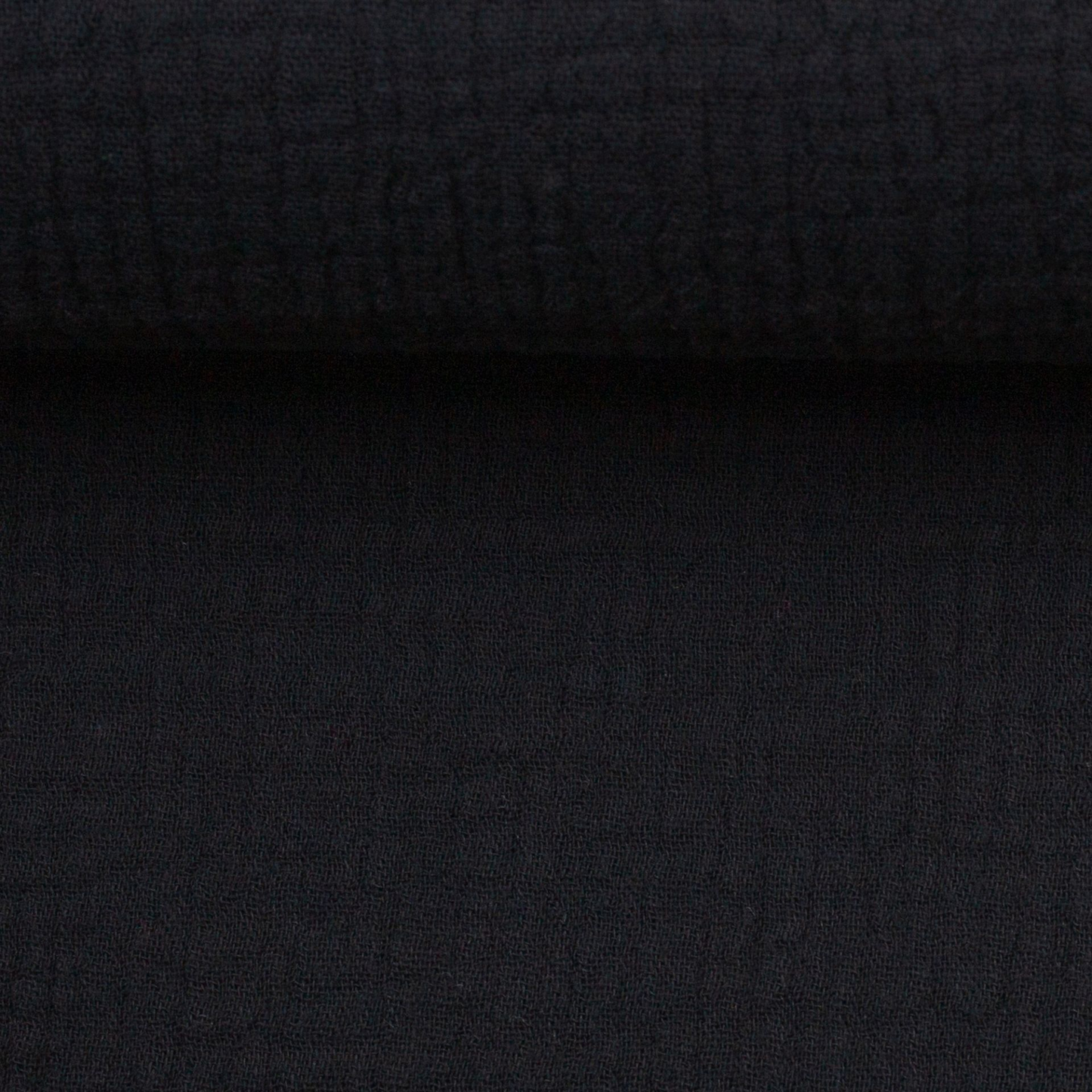 Musselin "uni, schwarz"