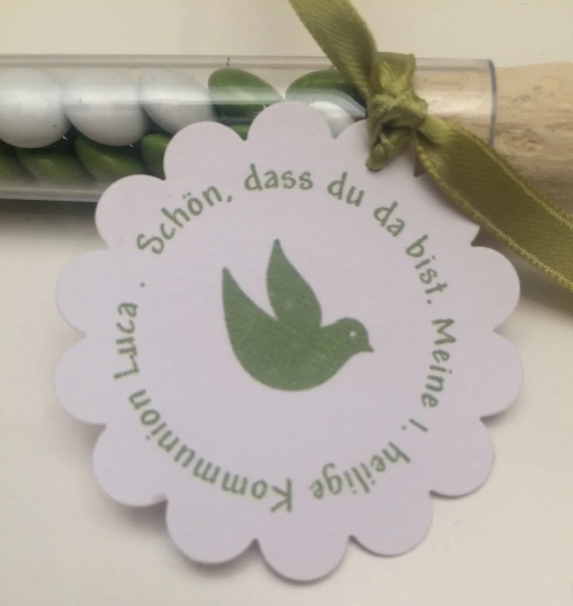 Gastgeschenk Taube