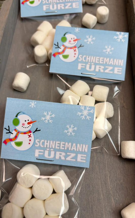 Schneemann Fürze
