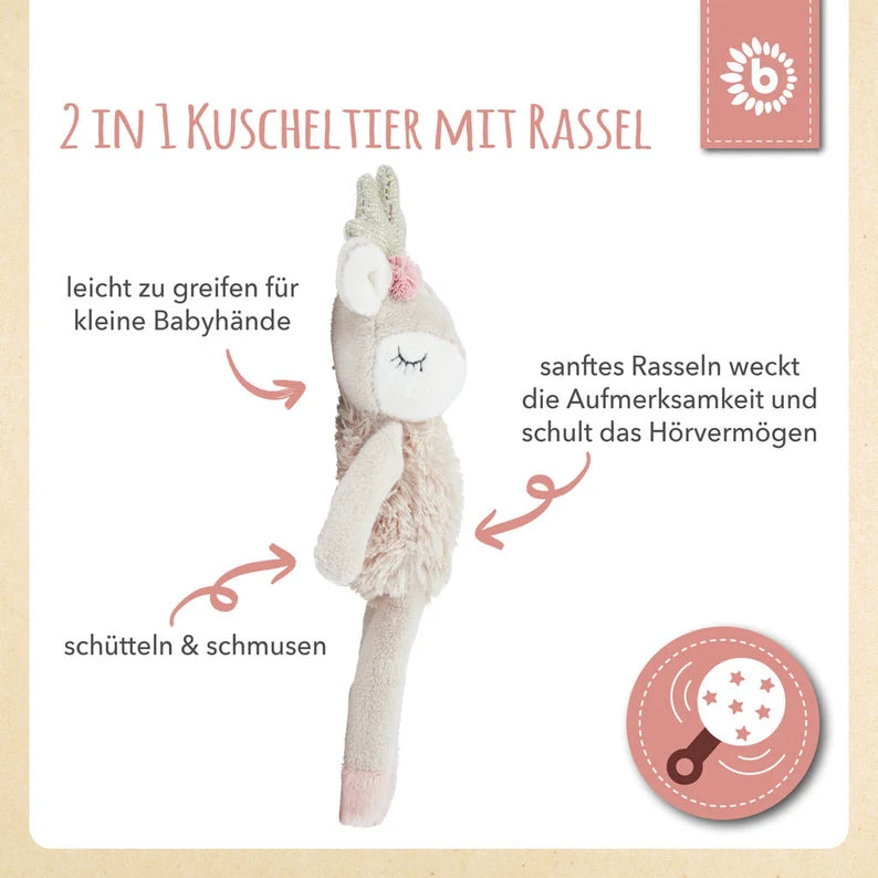 Spielfigur Reh Ella mit Rassel