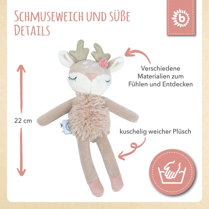 Spielfigur Reh Ella mit Rassel