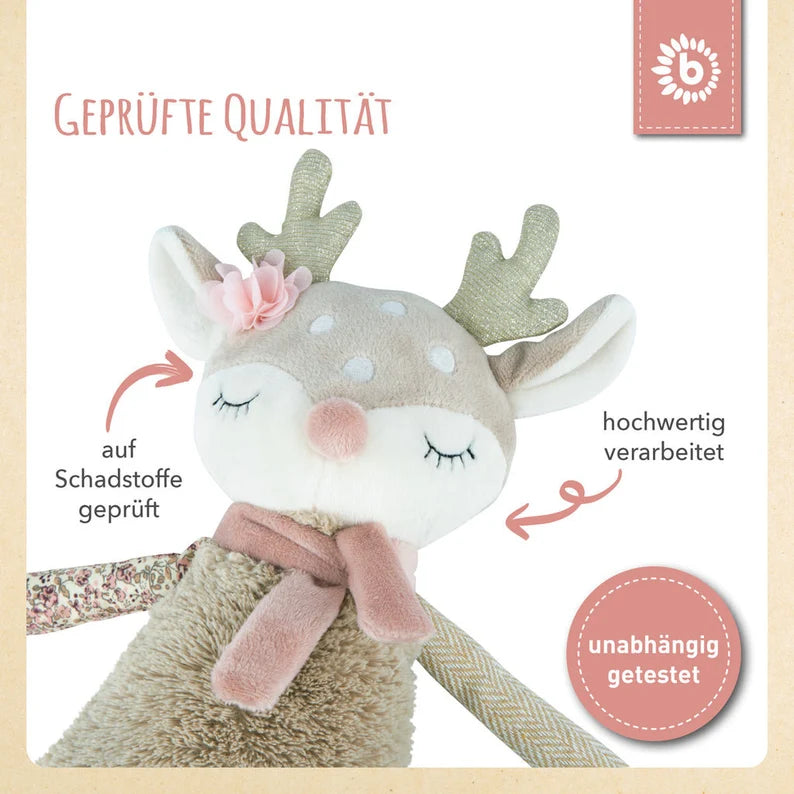 bedrucktes Kuscheltier Reh Ella