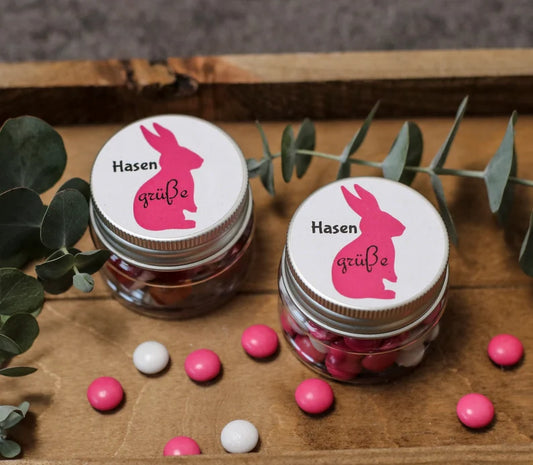 "Hasen Grüße" Gastgeschenk Ostern