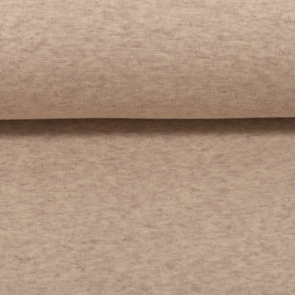 Heike-Melange, Bündchen "meliert, beige"