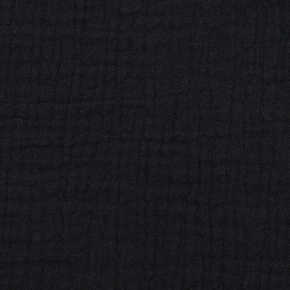 Musselin "uni, schwarz"
