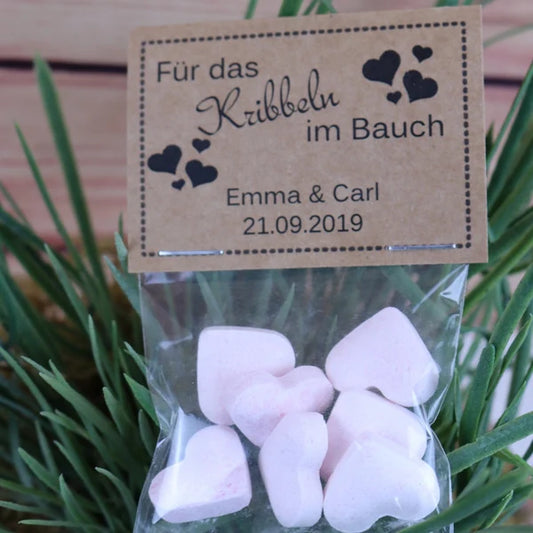 Brauseherzen – Das Kribbeln im Bauch