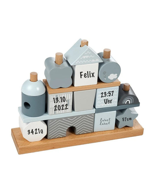 Holz Stapel-Haus