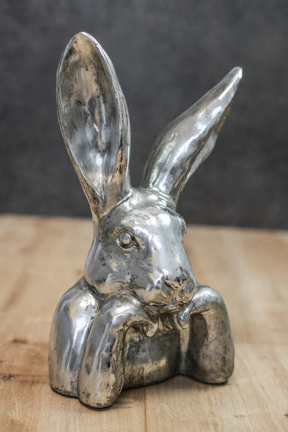 Hasenkopf  - klein - silber
